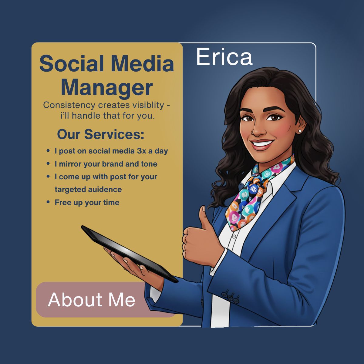 Sally the Social Media Lead