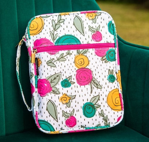 Church Floral Bible Bag