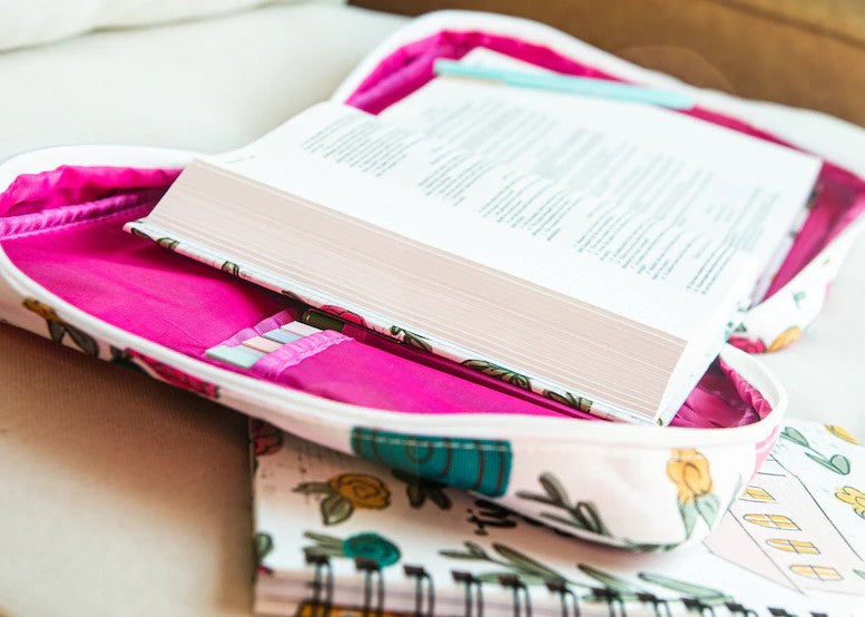 Church Floral Bible Bag